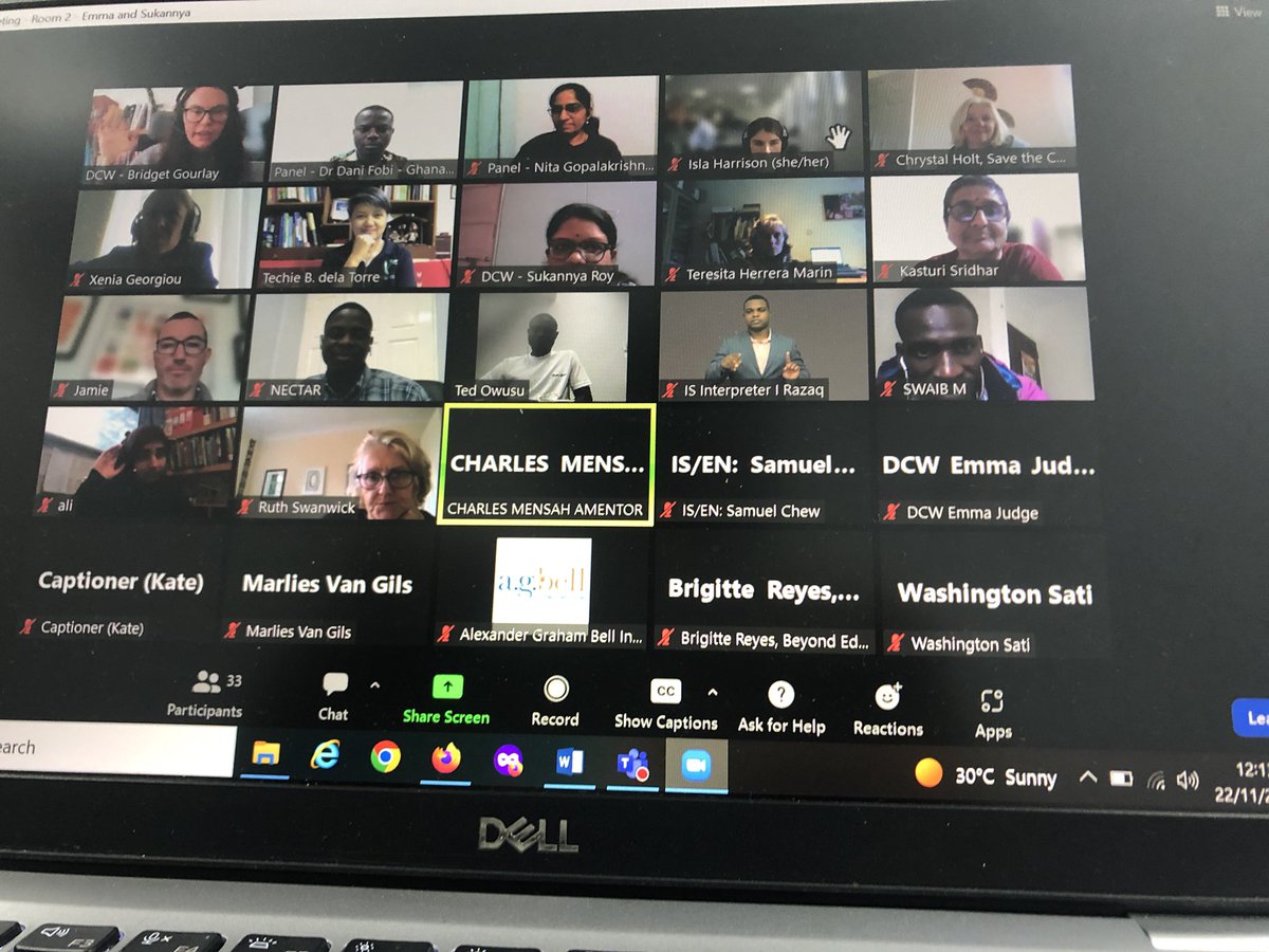 deaf_education's tweet photo. We contributed to @DeafChildWW panel discussion on ‘language in the early years: how to support deaf children in developing countries’. @DannyFobi @RuthSwanwick and @Obed64640097 represented our team on the webinar https://t.co/DzPhKeXrGC