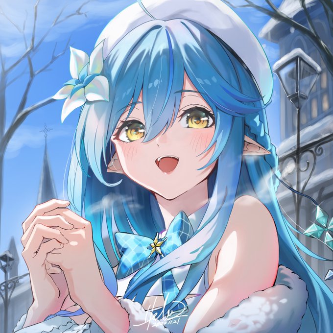 雪花ラミィ ,雪花ラミィ(通常) 「葉の落つる季節 #LamyArt 」|Hz