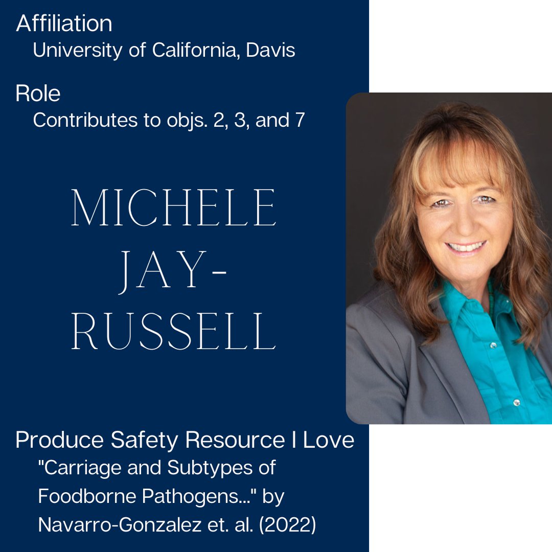 ps_sci's tweet photo. #MeetTheTeamTuesday: Dr. Michele Jay-Russell is the @wifss liaison, program manager for @wrcefs, and contributes to #objective2, #objective3, and #objective7! One of her favorite resources is this article about foodborne pathogens in wild birds on agricultural land.
#makeCONTACT https://t.co/qthct2VEpe