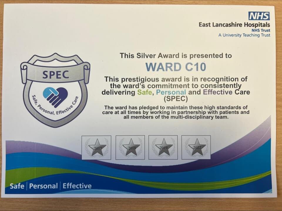 68TJB's tweet photo. Well Done to the NIV Unit @ELHT_NHS  for sustaining their silver status &amp; successfully overcoming all the challenges of the last few years 🌟 👏 Super proud 🥰 https://t.co/aiH8RB0SBg