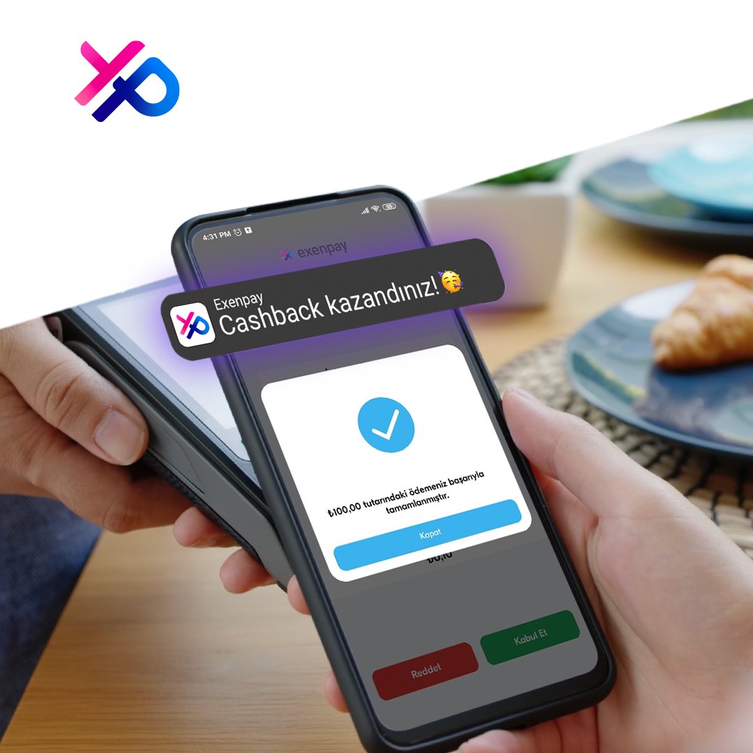 exenpay's tweet photo. Harcamalarını exenpay ile azaltman mümkün!🫰🏼

Ödemelerini exenpay ile anlaşmalı noktalarda yaparak giderlerini anında düşürebilir, her işleminden cashback kazanabilirsin!🤜🏼🤛🏼 #exenpayseninle https://t.co/a1TOmZGx6k