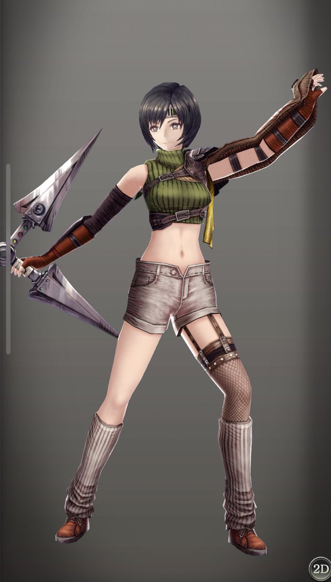 ユフィ・キサラギ(ff7) 「」|ころねぱんのイラスト