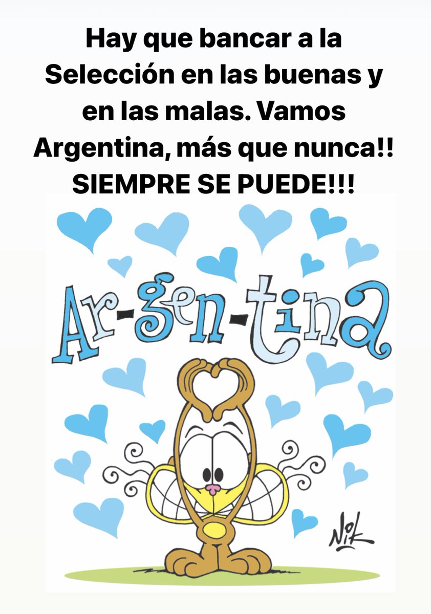 Nikgaturro's tweet photo. 🇦🇷🇦🇷🇦🇷🇦🇷🇦🇷💪💪💪💪💪 https://t.co/XegNj0ZVqL