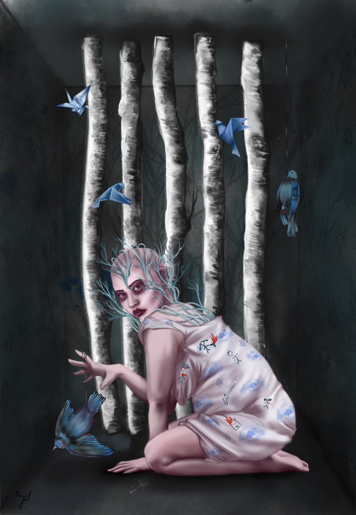 💎🫶🏼Good morning 🫶🏼💎
New drop on <a href="/SuperRare/">SuperRare</a> 
🪺💎 Labor cage💎🪺
The air around me feels like a cage
what supposed to be my life turned into my Cell
all my surroundings became my prison of faith...
✨💎✨💎✨💎
superrare.com/artwork-v2/lab…
#KatoKrew #artshare #superrare