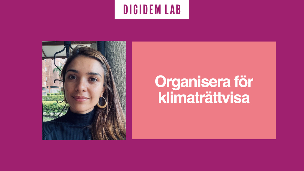 digidemlab's tweet image. På måndagkväll kör vi igång! En interaktiv workshop med Tatiana Garavito som berättar om sitt arbete med klimatskadestånd (climate reparations) och varför lokal organisering (community organising) är avgörande. Signa upp er idag! Se vår FB för eventlänk.… instagr.am/p/ClQ4Ww6ohfe/