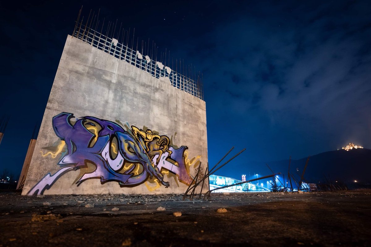 Sharing my graffiti artwork I did few years ago in Georgia! 

What do you think about it?