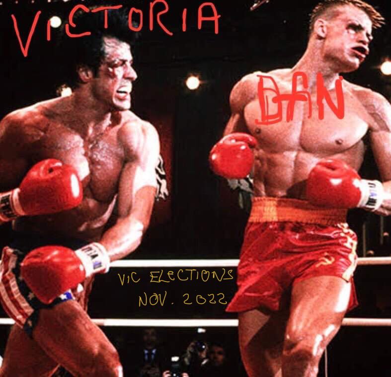 geehall1's tweet photo. It’s less to do with politicians debating this Saturday. It’s about Victorians finding their inner Rocky and knocking out the Drago at the ballot box.
We don’t reward a tormentor.
#SackDanAndrews #AndrewsMustGo #PutLaborLast #DictatorDan #CookVersusCrook #crashdan #danfall https://t.co/7y0NQdcYpu