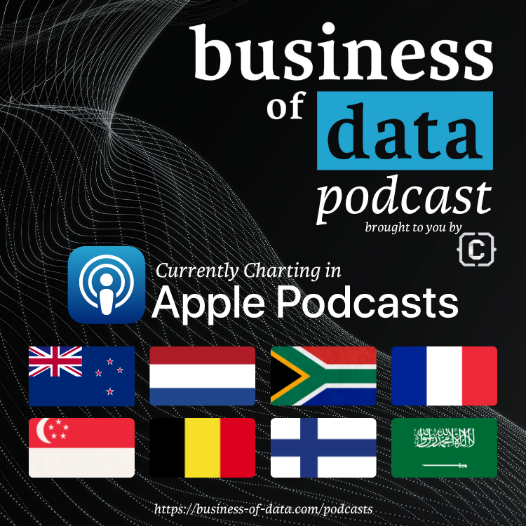 TheBusOfData's tweet photo. You can't blame us for being excited about the data, right? We're excited to see the Podcast within the Top 100 charts in so many countries this week, we really have a global listenership! 

#podcast 
#podcasting 
#guests 
#data
#analytics 
#contentcreation 
#corinium https://t.co/vDbWhvPaOI