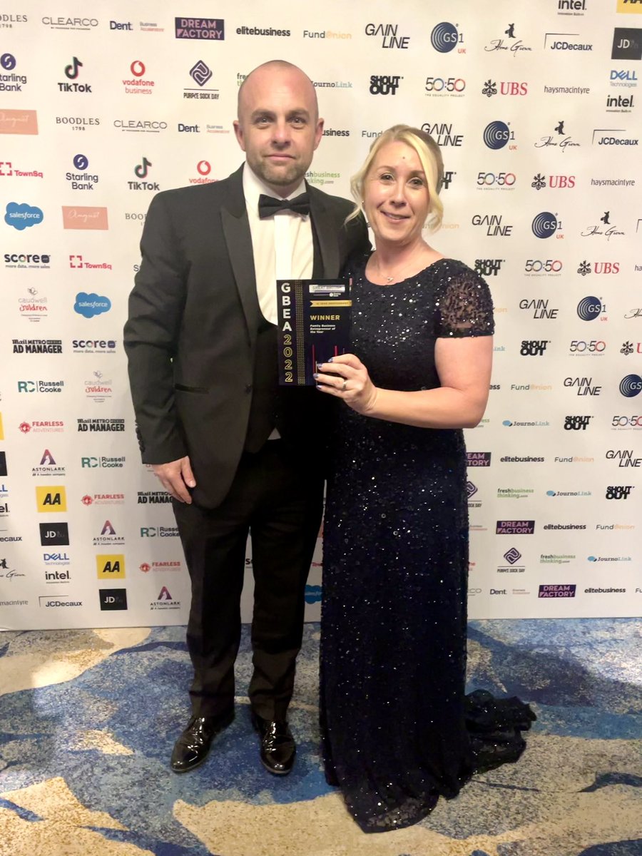 We had a phenomenal evening last night at the Great British Entrepreneur Awards <a href="/EntrepreneursGB/">Great British Entrepreneur Awards & Community</a> and are bringing home another trophy 🥳🍾🥂🏆

🌟 Family Business of the Year 🌟

#gbea2022 #familybusiness