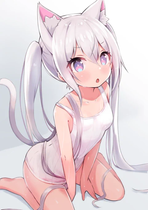 白いツインテはいいぞ #いいツインテールの日 