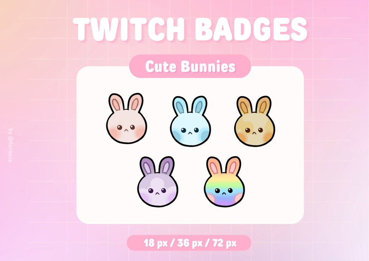 fornnya's tweet photo. i tried to draw twitch badges for the first time! i think it ended up very cute :з

#twitch #twitchbadges #subbadges
#twitchemotes #emotes #emoteartist https://t.co/hC4NsBjlbr