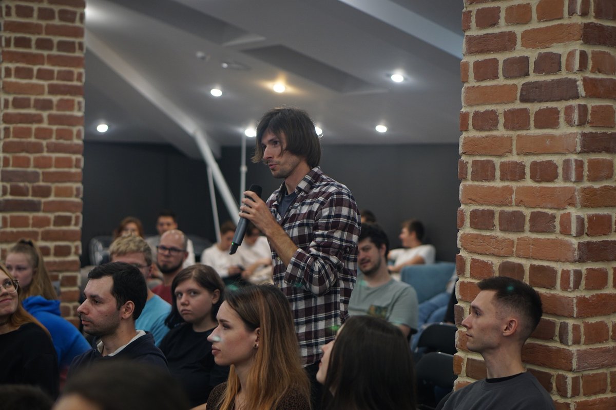 css_moscow's tweet photo. Всем привет! А вот и фотографии с нашей прошлой встречи, в MTS AI: 
https://t.co/6KvHFNQfz7 📸

А еще новость. Мы готовим нашу следующую встречу, которая планируется в декабре! 🥳

Хотите выступить, присылайте свои заявки — https://t.co/5zbWLx4C8Q . https://t.co/DqnHllZg0c