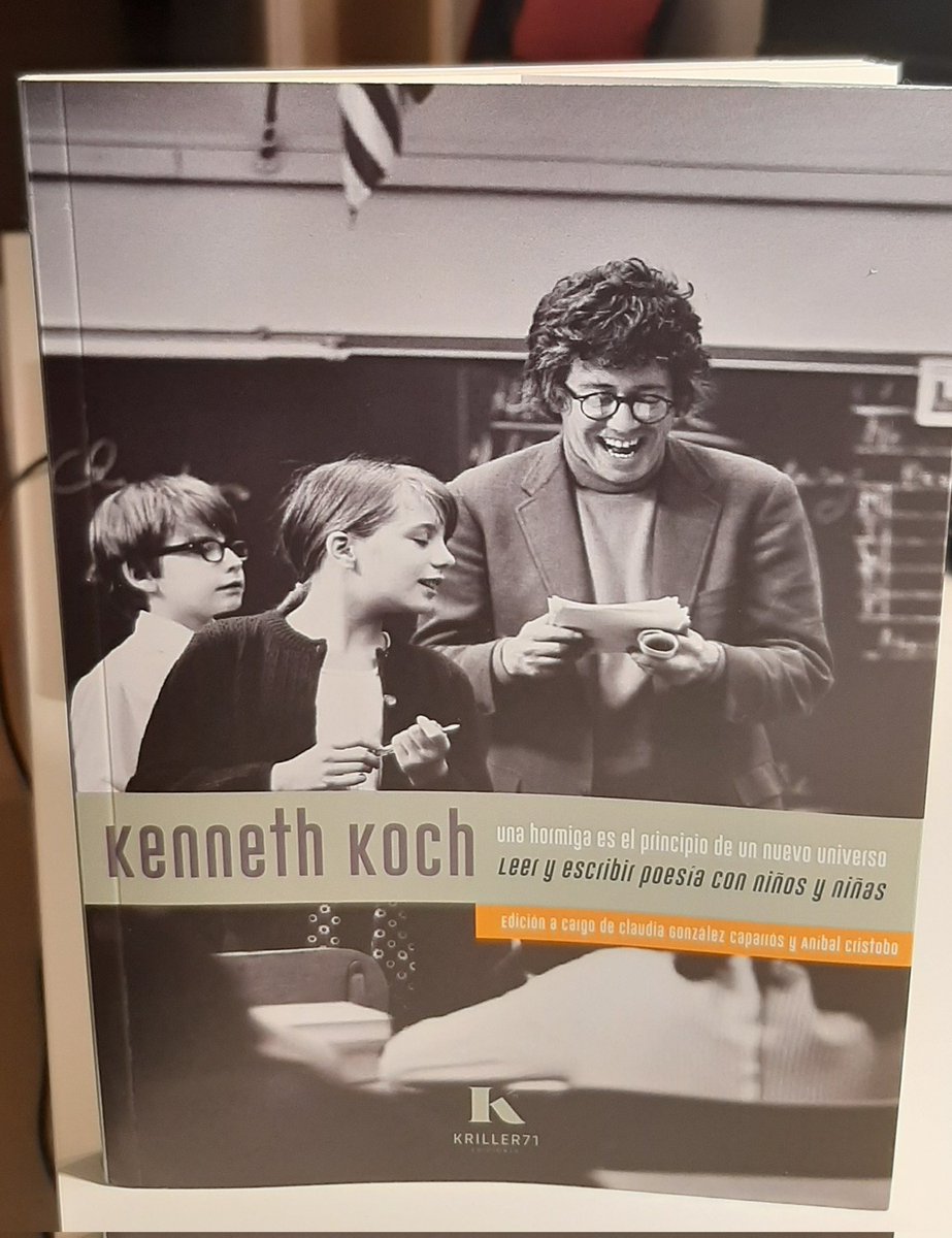 Hem llegit alguns dels poemes més purs que haguem llegit mai. Els trobareu en aquest llibre de Kenneth Koch a <a href="/kriller71/">Kriller71 Ediciones</a> LA HORMIGA ES EL PRINCIPIO DE UN NUEVO UNIVERSO. LEER Y ESCRIBIR POESÍA CON NIÑOS Y NIÑAS. Edició de <a href="/evohevohe/">Claudia</a> i <a href="/AnibalCristobo/">Aníbal Cristobo</a> 

youtu.be/clP4kVJKUt4