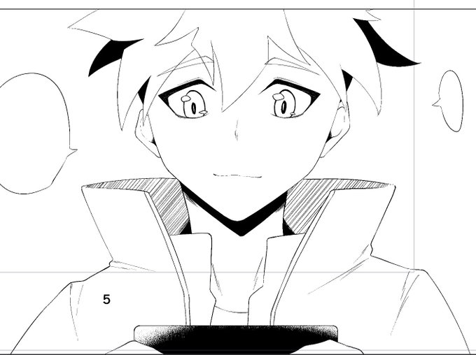 3ヶ月くらい延々天竜ライト描き続けてたせいで原稿の最初と最後の方で顔が違くなってる 