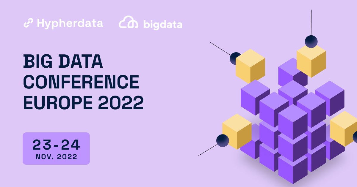Hypherdata's tweet photo. Tomorrow we are getting to know all insights about #data, #MachineLearning, #ArtificialIntelligence and more on European data strategy at #bigdataconferenceeurope. @JanaMiniarikova will be talking with the participants and learning new trends. Let´s connect.
#HypherdataNetworking https://t.co/HTMoZqbDDg