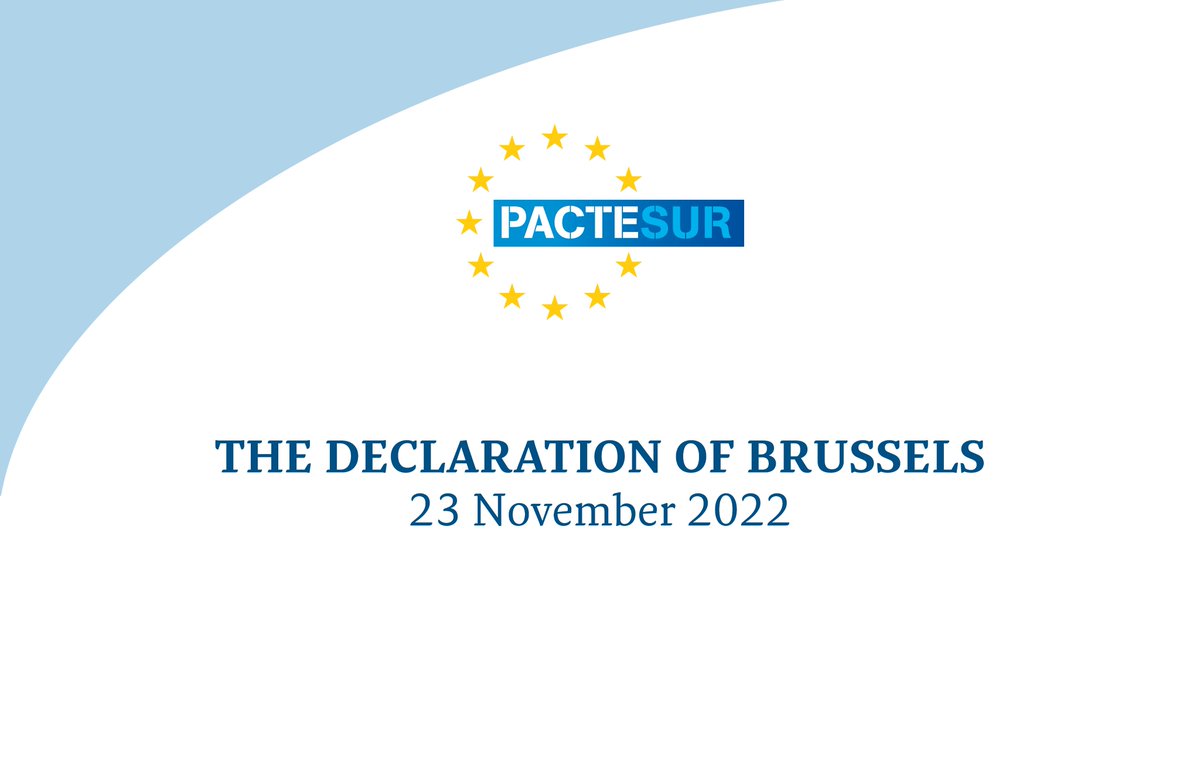PACTESUR's tweet photo. 📃 Representatives of local & regional authorities of @PACTESUR will adopt the #BrusselsDeclaration
🔹 It concludes four years of work on a wide range of issues related to the protection of #PublicSpaces against terrorist and other threats
Stay tuned! https://t.co/S7RXZPnco2