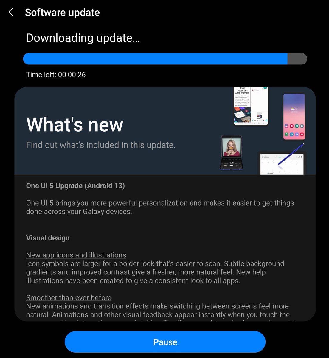 devinbltn's tweet image. Android 13/One UI 5 available for the #Galaxy ZFold4 here in the Netherlands. #ZFold4. Time to install, see you on the other side. @SamsungNL @SamsungUS @SamsungMobile