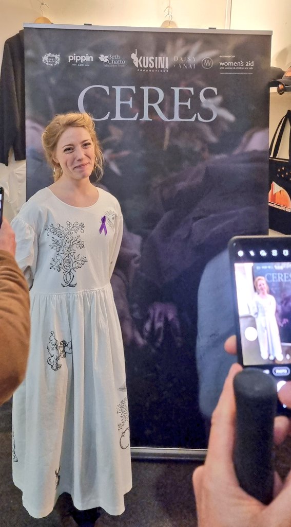 thisisAlanTurk's tweet image. I'm so proud of @Hannah_Morrish, writer of and actor in #CERES, which premiered last night. A modern retelling of the myth, exploring and exposing coercive control. Heartbreaking, unsettling.

Powerful panel afterwards too.