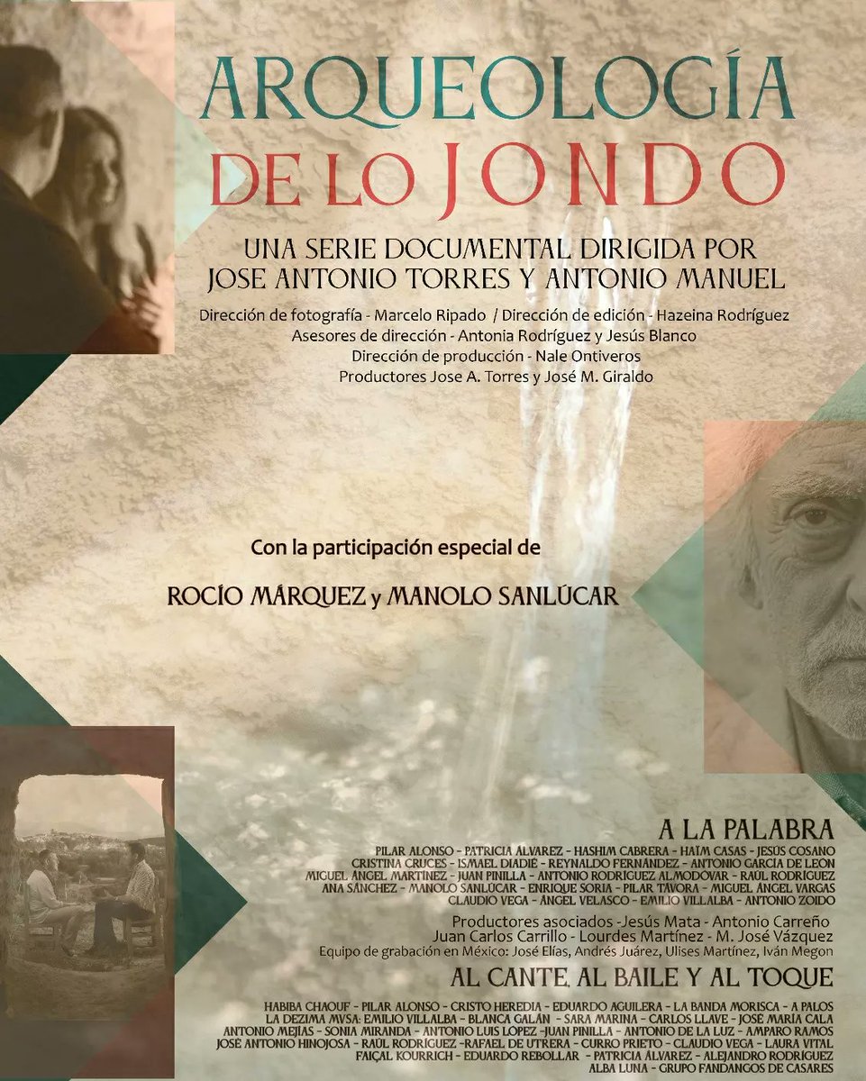 En el #DiaDeLaMusica y #DiadelPuebloGitanoAndaluz proyectaremos en el Festival de Cine de Almería, a las 17h, dos episodios de "Arqueología de lo Jondo" sobre los orígenes mestizos de lo Flamenco.