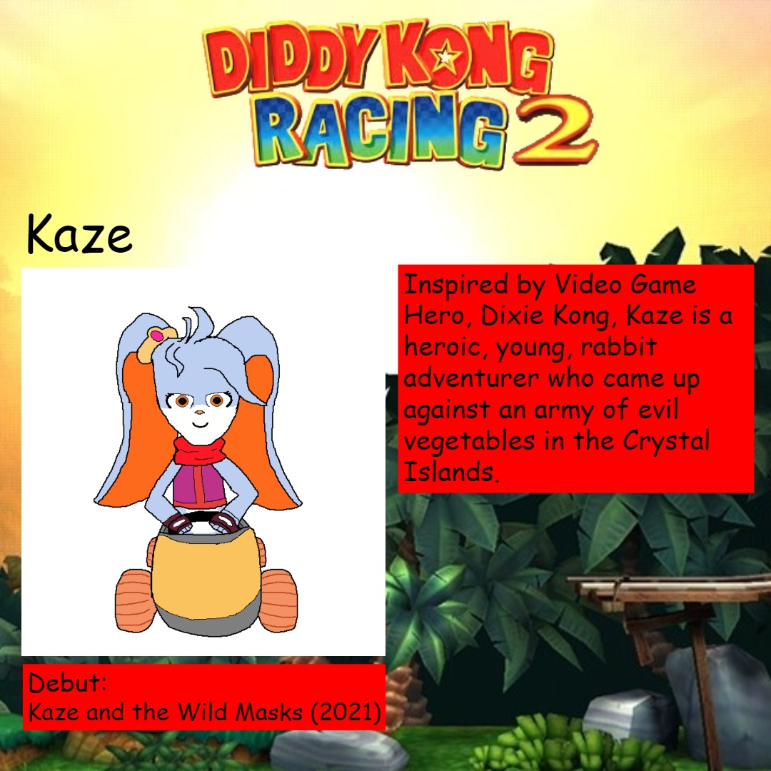 Zedxclon's tweet photo. 96. The start of Donkey Kong Co- I mean, @KazeWildMasks, it's Kaze!
#KazeAndTheWildMasks #DonkeyKongCountry #2DPlatformers #DixieKong https://t.co/nBYLn4Ncf1