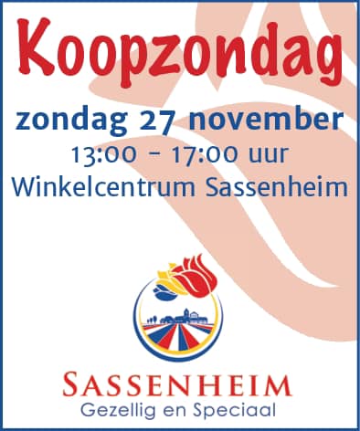 Koop lokaal in Sassenheim aanstaande zondag #koopzondag #kooplokaal @GemeenteTeylinen