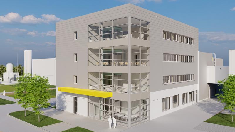 RegionUlm's tweet photo. Die neue Pilotanlage für Batteriematerialien am ZSW nimmt Gestalt an. Das Großprojekt hat den Namen Powder-Up! und entsteht im Ulmer Science Park. Das Land Baden-Württemberg fördert die Bauarbeiten mit rund zehn Millionen Euro.
Mehr unter: https://t.co/iTdGqZWf3H https://t.co/jpbawJvE8Q