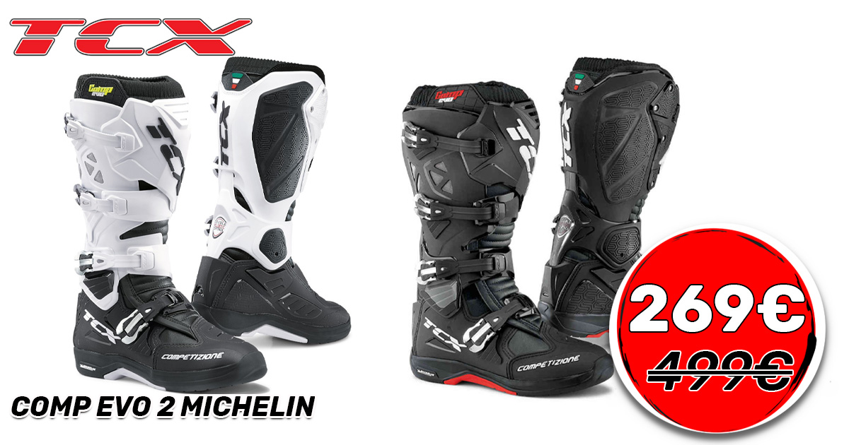 outletmotocom's tweet photo. 🔥🔥 #BlackFriday  🔥🔥
✅ Suela Michelin® Hybrid MX
✅ Protecciones en talón, tobillo y maleolos 
✅ Sistema de control de torsión

https://t.co/GF1G6Iaf7p

#motocross #motos #botastcx #tcx #boots #botasoffroad #offroadboots #tcxboots https://t.co/CMPXOddOvj