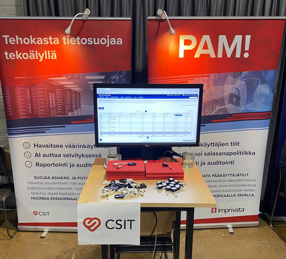 Tänään ja huomenna esittelemme maailman käytetyintä ratkaisua potilastietojen väärinkäytösten havaitsemiseen, selvittämiseen ja raportointiin. Tulkaa tutustumaan ständiimme #sohvitellu