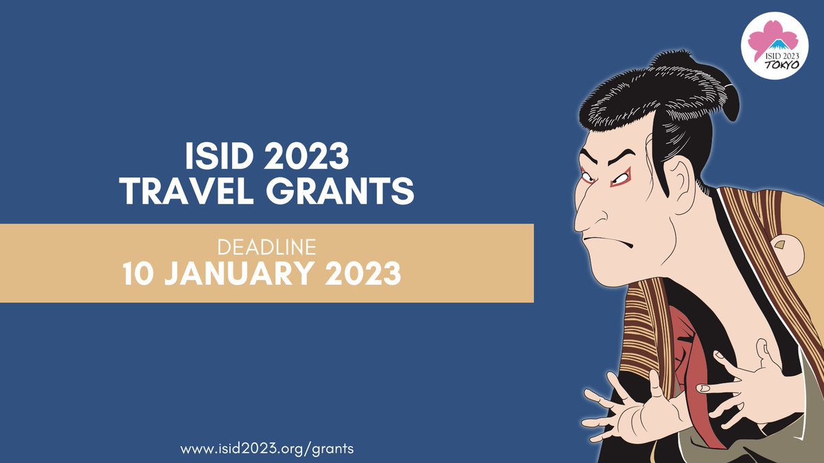 📢[ EUROPE-MIDDLE EAST-AFRICA REGION ] 
The ESDR is pleased to announce that it will be providing a minimum of🔸100 travel grants🔸to attend the #ISID2023 Meeting in May 2023. Each grant will be worth EUR 2’000.

Eligibility and criteria:  lnkd.in/enPJUhCc

<a href="/ISID2023Tokyo/">ISID2023Tokyo</a>