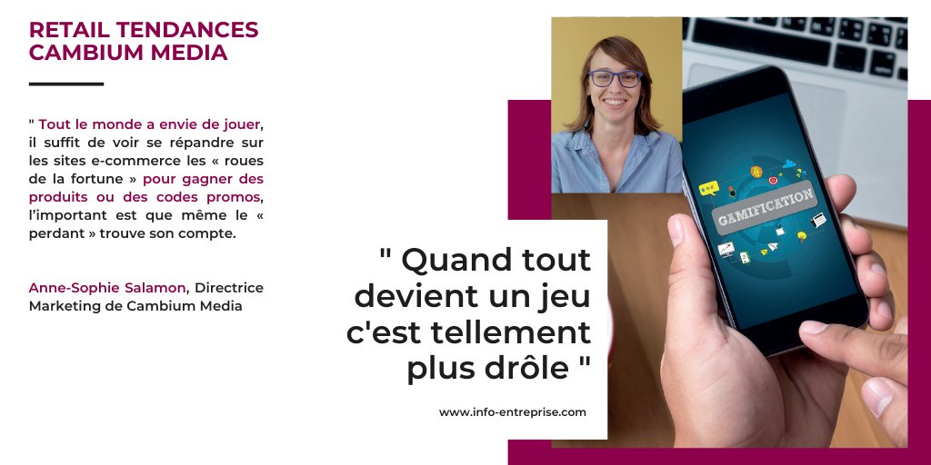 58% des consommateurs achèteraient plus facilement les produits d'une marque s'ils éprouvaient du plaisir à jouer à un jeu proposé par celle-ci.  🎮

Découvrez notre magazine sur : info-entreprise.com

#gamification #innovation #digitalmarketing #storytelling