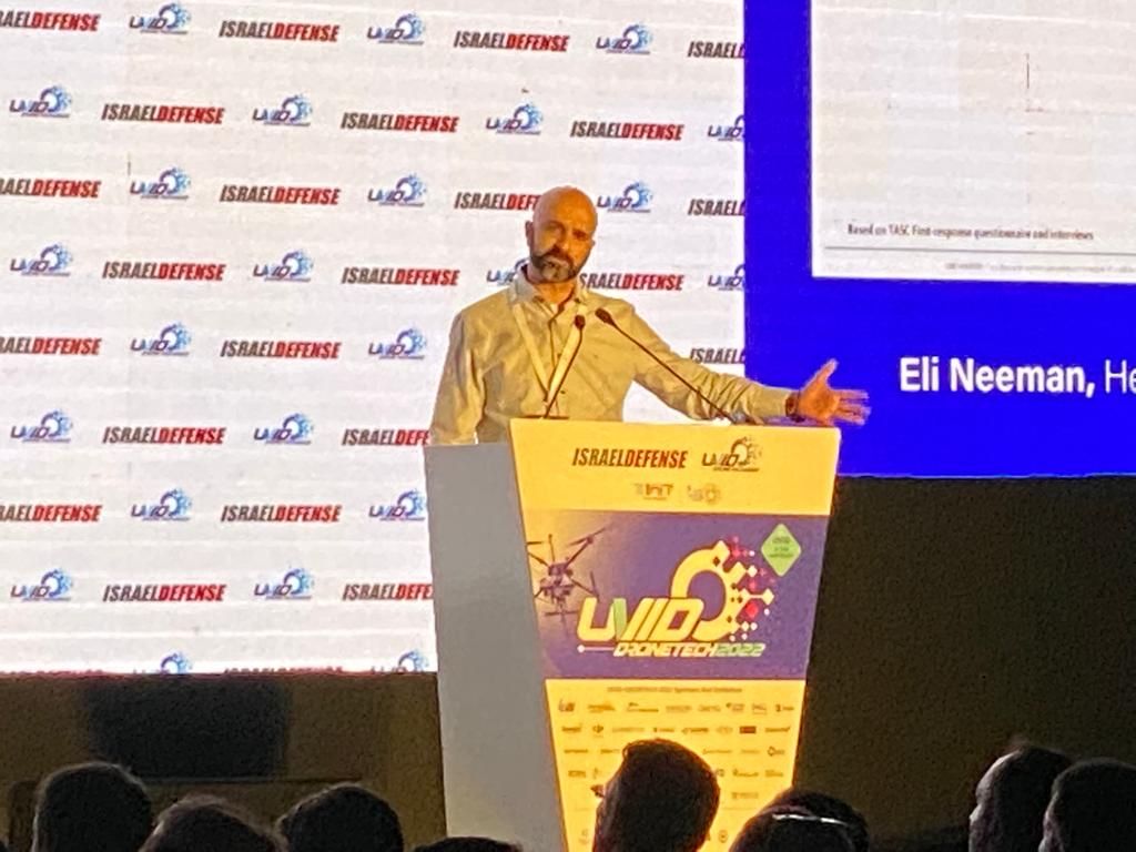 ResponDrone (@respondrone) on Twitter photo The EU-funded ResponDrone Project was presented by Eli Neeman from <a href="/ILAerospaceIAI/">Israel Aerospace Industries</a> at the UVID Dronetech, Israel’s largest unmanned systems event. Reactions were very positive and local first responders showed great interest in the system. respondroneproject.com #FirstResponders The EU-funded ResponDrone Project was presented by Eli Neeman from <a href="/ILAerospaceIAI/">Israel Aerospace Industries</a> at the UVID Dronetech, Israel’s largest unmanned systems event. Reactions were very positive and local first responders showed great interest in the system. respondroneproject.com #FirstResponders