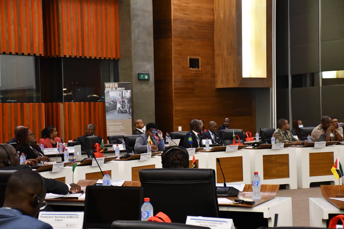 ICRC_SAfrica's tweet photo. [21st REGIONAL SEMINAR ON #IHL]: Today @ICRC_SAfrica together with @DIRCO_ZA are officially co-hosting the #RegionalIHLSeminar on the implementation of International Humanitarian Law in Southern Africa and the Indian Ocean Island States. #ImplementationofIHL https://t.co/8f0rKSa22Q