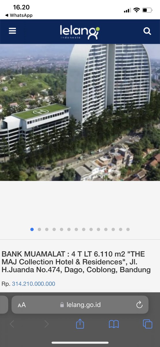 Udah ngerusak pemandangan, ngerusak lingkungan, menyalahi perijinan, membahayakan sekitar, sekarang ternyata disita bank. Kerjaan idola kalian neh.