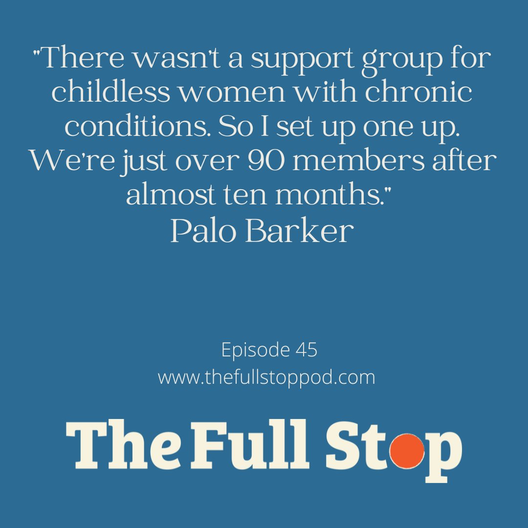 TheFullStop1's tweet photo. Palo has been through so much; failed IVF and chronic illness. She, alongside Steph and Charlie, amazed us as how much they've helped others to come to terms with living without children and yet facing so much themselves. #chronicillness #failedIVF #MRKH #infertility https://t.co/Hl7LRPOYSe