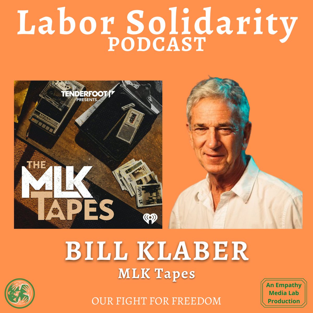 Evan talks with Bill Klaber, Producer and Host of The MLK Tapes, about what we've learned about the interests fighting unity and organized Labor on the latest <a href="/empathymedialab/">EML Publishing</a> #podcast at

empathymedialab.com/podcast/episod…

#1u #UnionStrong #LaborRadioPod