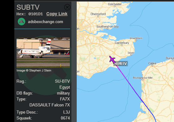 SH0RTWAVELIVE's tweet image. Inbound @egairforce #Falcon #FA7X #SUBTV #OwntheSkys #StrongerTogether #WeAreNATO #MilAir @usairforce @RoyalAirForce @NATO @NATO_AIRCOM #OTAN @ADSBexchange  @NgtHwkMon