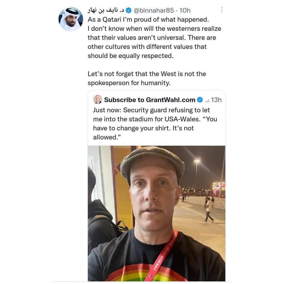 hamzacr283's tweet photo. A rational talk. We still hope that west still believes in rationalism.
#FIFAWorldCup https://t.co/ZWIYa0Jla9