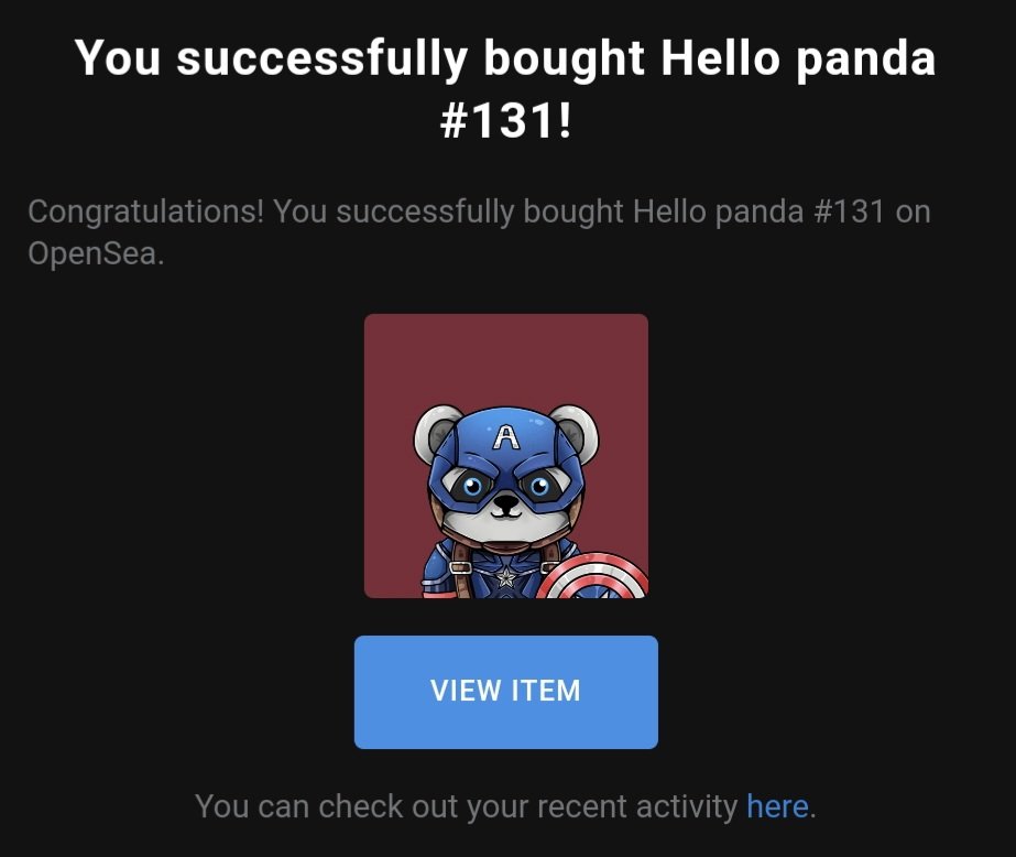 Got to grab this <a href="/hellopandanft/">Hello Panda</a> when I saw it 😍🔥

#LFGrow #nftcollectors #NFTcollectibles #NFTs #NFTcommunity