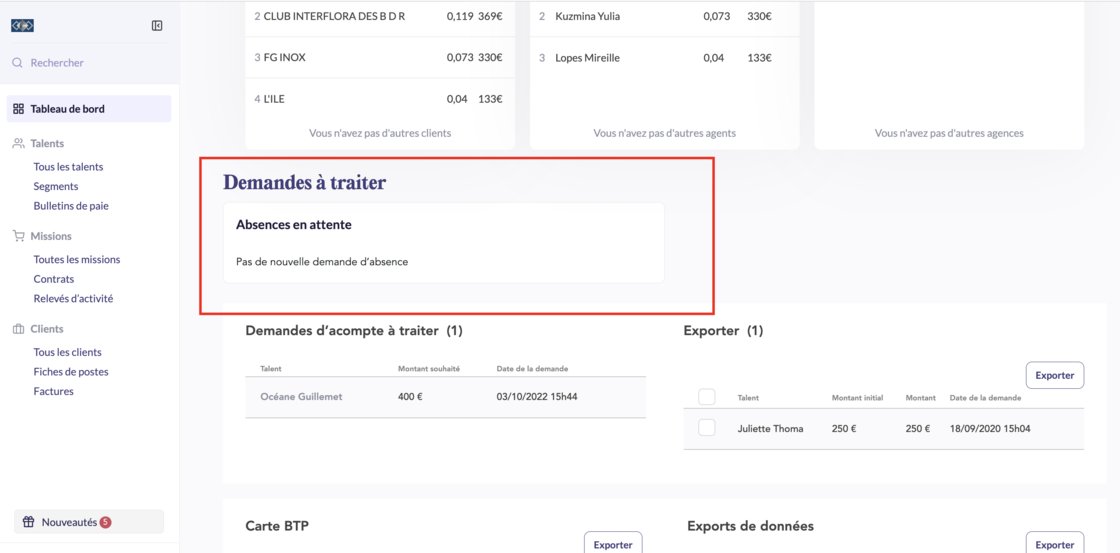 #changelog Gestion des demandes d'absence directement sur votre tableau de bord !

Qu'est ce que c'est ?
👉 nouveautes.troops.fr/gestion-des-de…