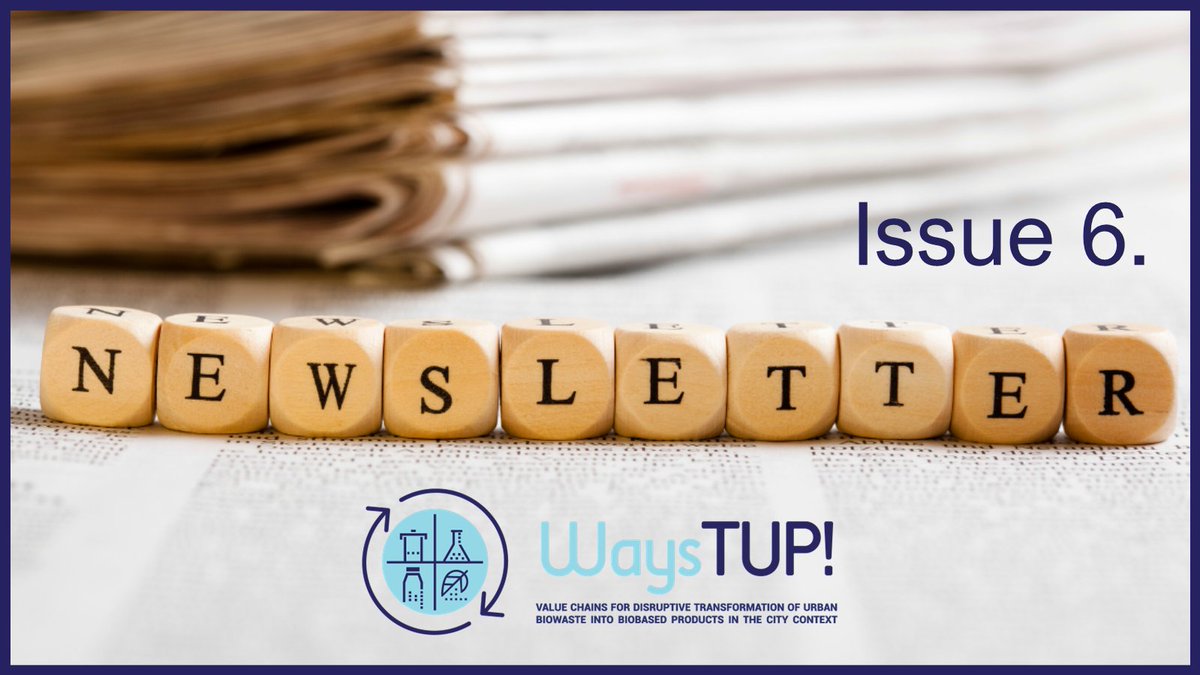 WaystupH2020's tweet photo. 📢@Waystup_H2020 announces its 6️⃣th Newsletter 🗞
Columns of this issue:
✅ The waste sorting game 
✅ The ROOTS Policy Conference
✅ The WaysTUP! circular
✅ Stats for chats
✅ Forthcoming events
👉https://t.co/qBQ8LFzpgh

#EU #EU_H2020 #Bioeconomy #CircularEconomy  #SaveFood https://t.co/X0gvodCTaQ