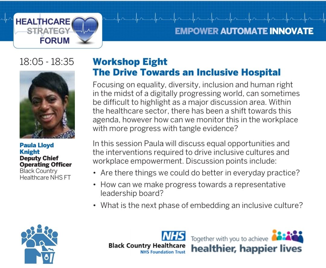 Paula Lloyd Knight (@plloydknight) on Twitter photo I'm leading a discussion on an issue close to my heart. I'm proud to work in a trust with a diverse Board who don't have go strain to hear the views of staff & patients, because they are represented at the board table!
<a href="/BlackCountryNHS/">BCHFT - Black Country Healthcare Foundation Trust</a> @vanes_jeremy <a href="/KKaurWilson/">Kuli Kaur-Wilson π</a> @ashi_williams I'm leading a discussion on an issue close to my heart. I'm proud to work in a trust with a diverse Board who don't have go strain to hear the views of staff & patients, because they are represented at the board table!
<a href="/BlackCountryNHS/">BCHFT - Black Country Healthcare Foundation Trust</a> @vanes_jeremy <a href="/KKaurWilson/">Kuli Kaur-Wilson π</a> @ashi_williams