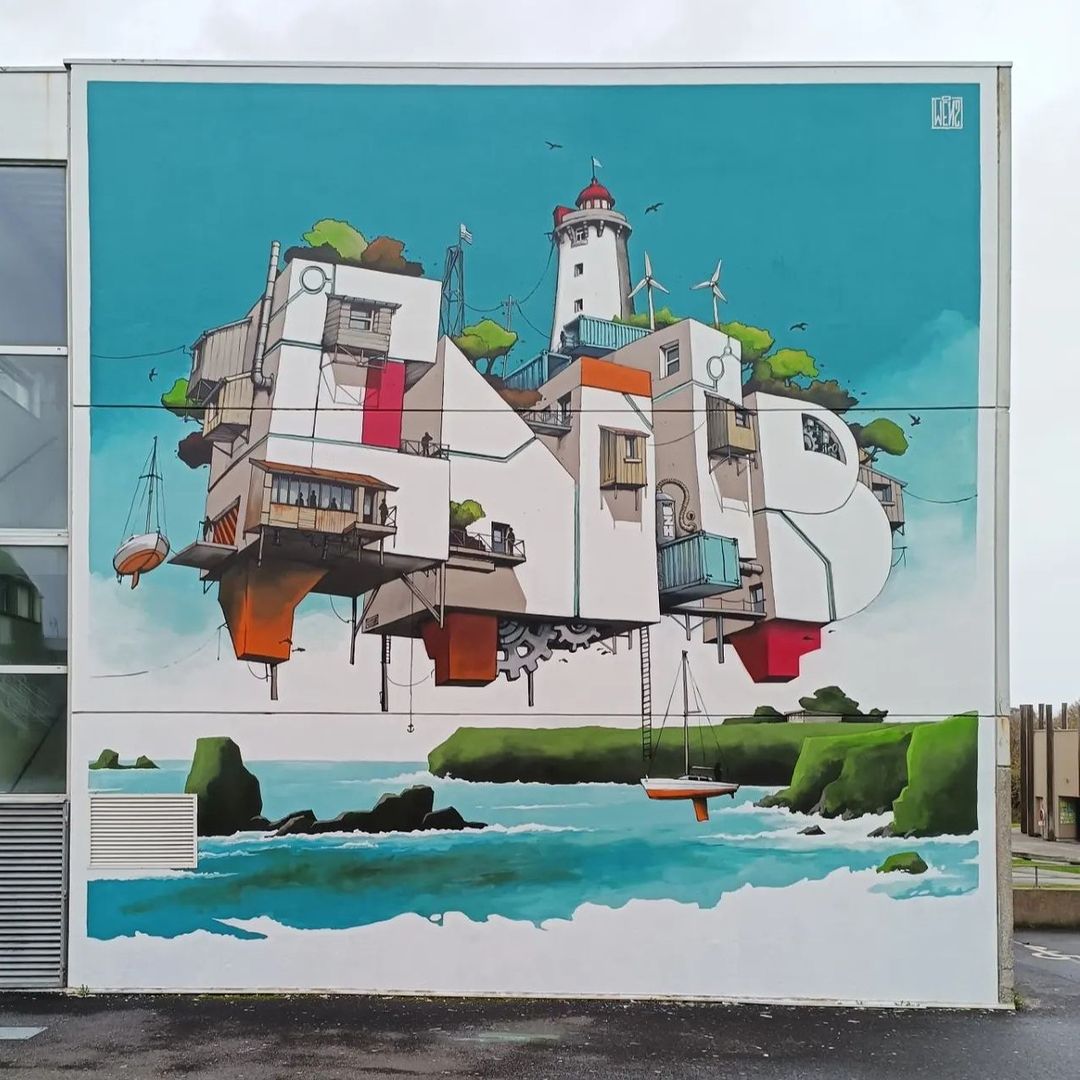 brababella's tweet photo. #Streetart by #Wen2 @ #Plouzané, France, for #ENIB
More info at: https://t.co/rRyfrVOi2J
#streetartPlouzané #streetartfrance #francestreetart #arteurbana #urbanart #murals #muralism #contemporaryart #artecontemporanea https://t.co/ZluHyqakQL