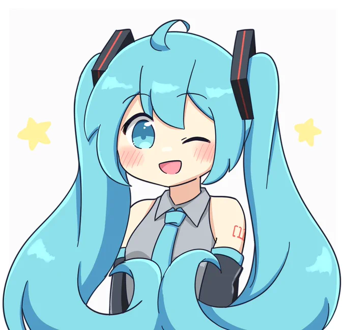 ミクさん!#いいツインテールの日 