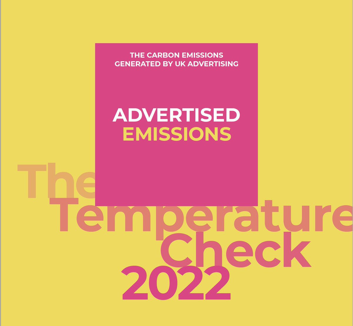 1/7. Big news folks. 🚨 We've launched an update of our landmark Advertised Emissions report, it tracks the ad industry's progress on consumption based emissions. Here are some key takeouts. The first is, we've got work to do. 

Download it here: 
bit.ly/3hXJtON