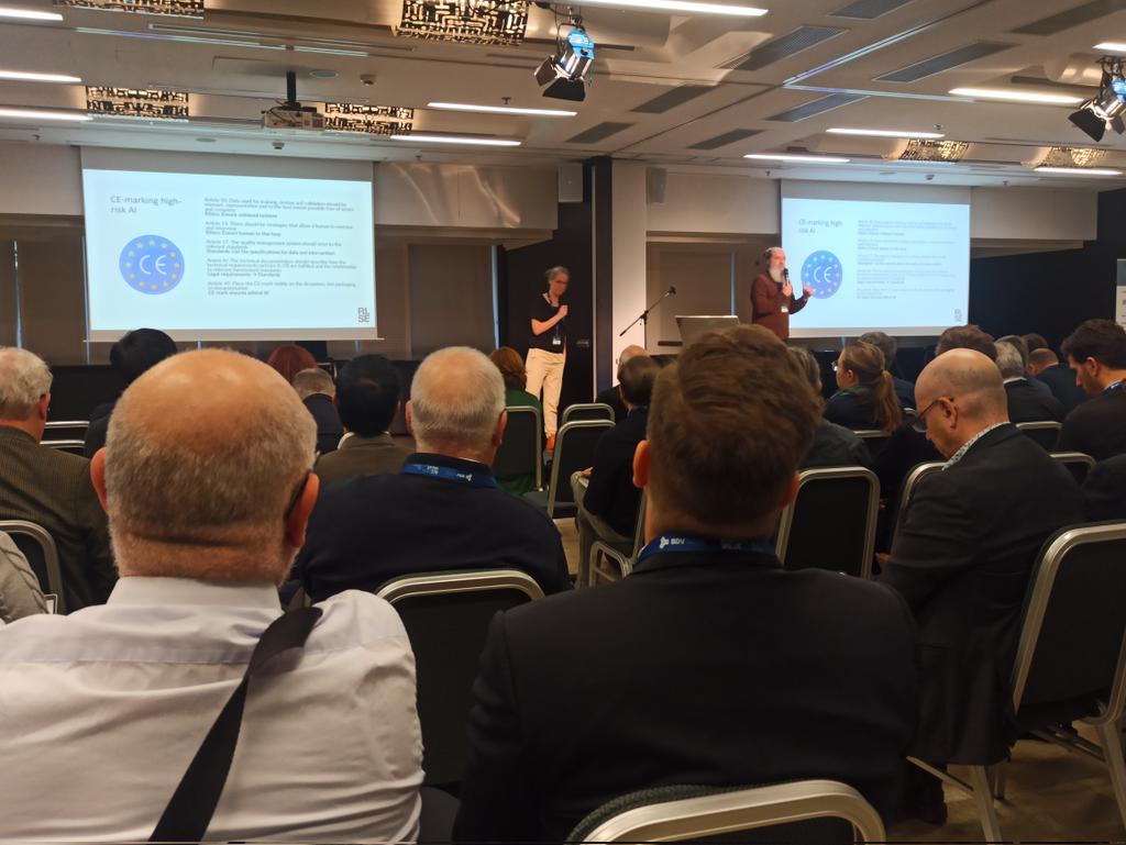 "Let's make unbiased datasets a binding (EU) regulation!" Great slides and take-aways from RI.SE (Research Institute of Sweden) #EthicalAI #Inclusion #Dataflow at <a href="/BDVA_eu/">Big Data Value Association</a> conference in Prague.