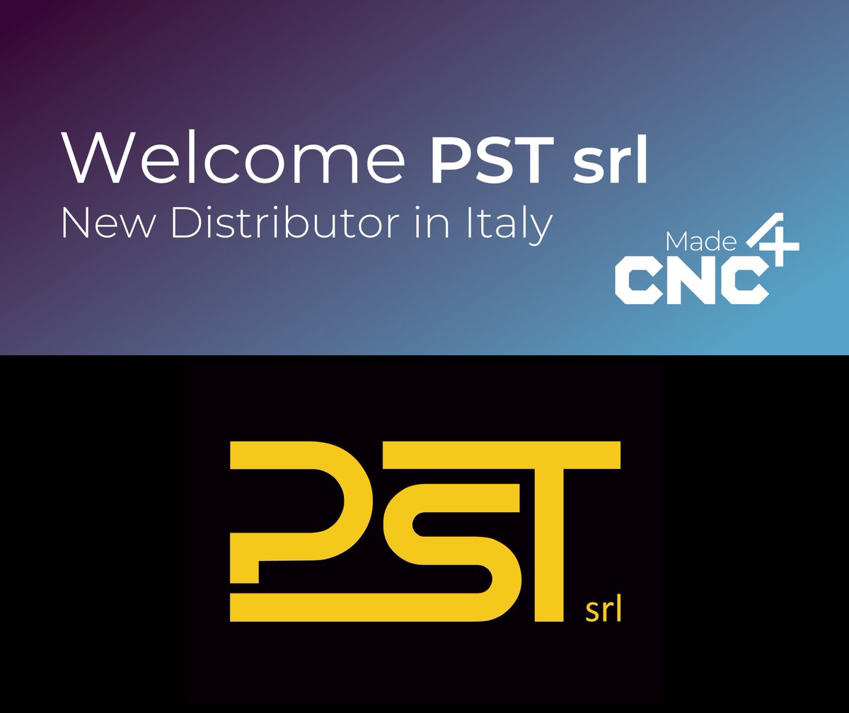 Made4CNC's tweet photo. We are excited to welcome PST srl as a distributor based in Italy 🇮🇹

Contact PST srl on:
Website - https://t.co/rXapYOGfmI 
Phone - (+39) 0114080533
Email - info@pstsrl.eu

#machinetending #safety #fast #efficiency #automation #productivity #cnc #cobots #welcome #wordwide #italy https://t.co/YItpDHGevr