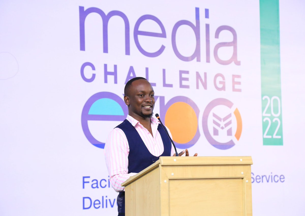 IMChallengeug's tweet photo. "Welcome to the 2022 #MediaExpoUg. This year we are talking 'Facilitating Effective Public Service Delivery Through Journalism," @MpindiAbaas 

@dw_akademie @KasUganda @africanofilter @SegalFoundation https://t.co/DeUQT3OJiE