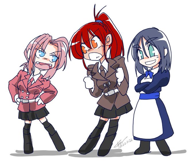 手慣らしで久々に
(仲悪いわけではない)(おやつで言い争いしてるだけ)
まーこいつらも実質夫婦みたいなもんだから 