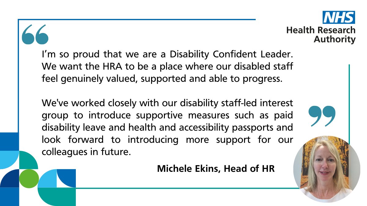 HRA_Latest's tweet image. ❔Did you know there are around 18,000 employers signed up to the Disability Confident scheme? 

Only 2.6% of them have achieved Leader status. We are one of them! 👏🏼

Read about some of our work and plans 👇🏼
hra.nhs.uk/about-us/gover…
#DisabilityHistoryMonth #DisabilityConfidence