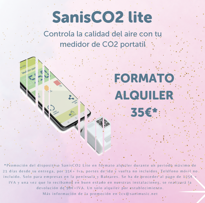 sanisgroup's tweet photo. Aprovecha el único medidor en formato alquiler del mercado y solo desde 35€ más IVA.

Consúltanos y te ayudaremos a realizar una comprobación de la calidad del aire en tu entidad. 

#AsesoriaCultural #CO2 #Aerosoles #Desinfección #Banda #Cultura #Coro #CalidadDelAire #Orquesta https://t.co/uHPXzz9DWE